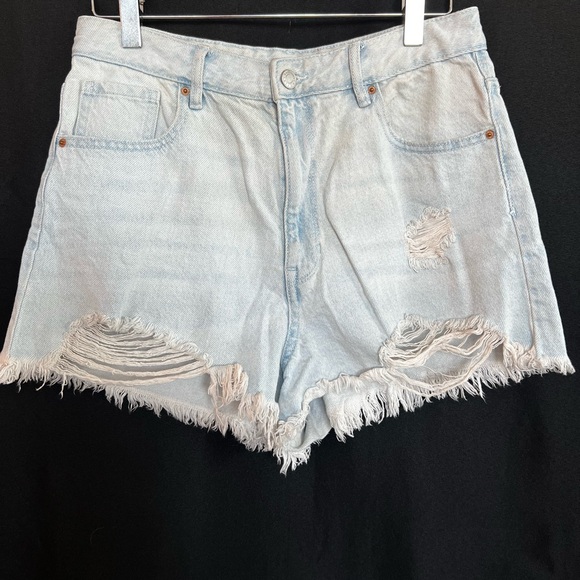 🩵 PacSun High Rise Festival Distressed Jean Shorts | Size 29 EUC - Picture 3 of 16